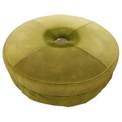 Victorian Green Circular Conversation Sofa, circa 1870
