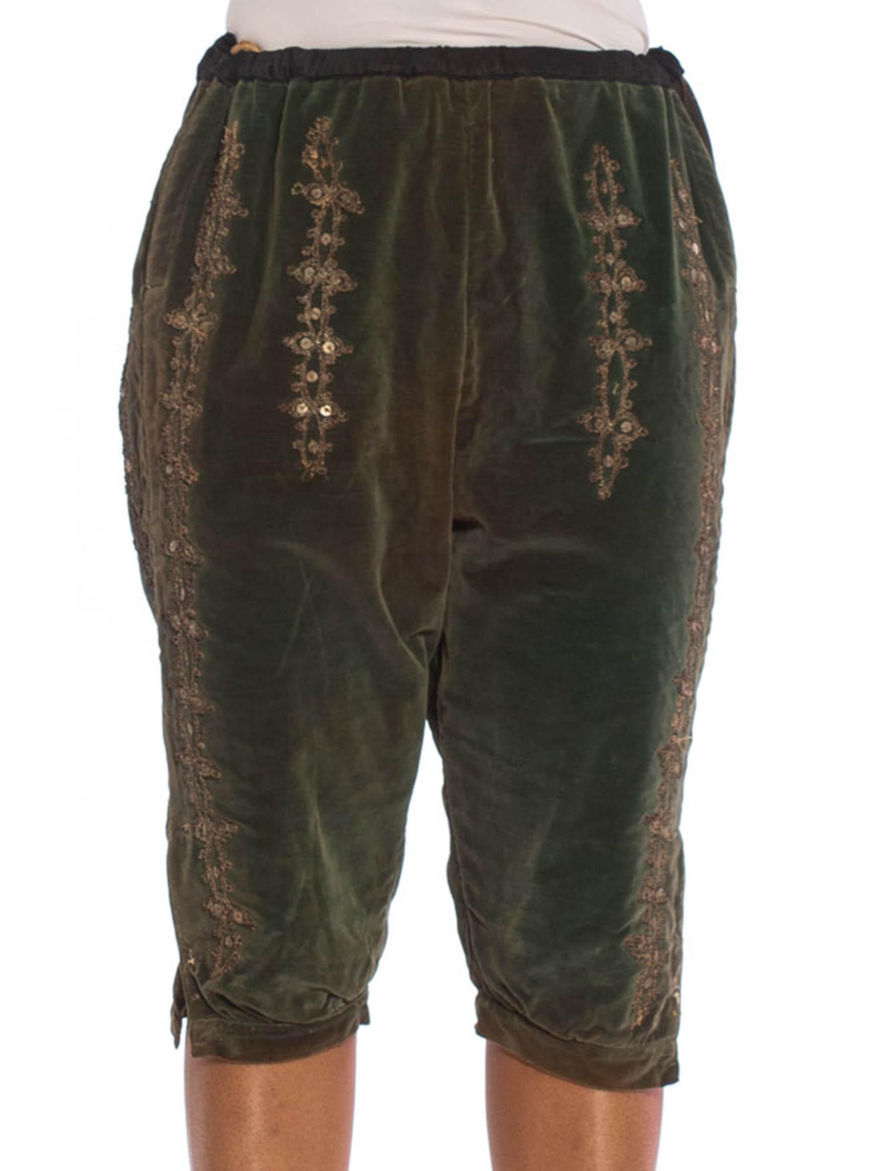 mens metallic pants