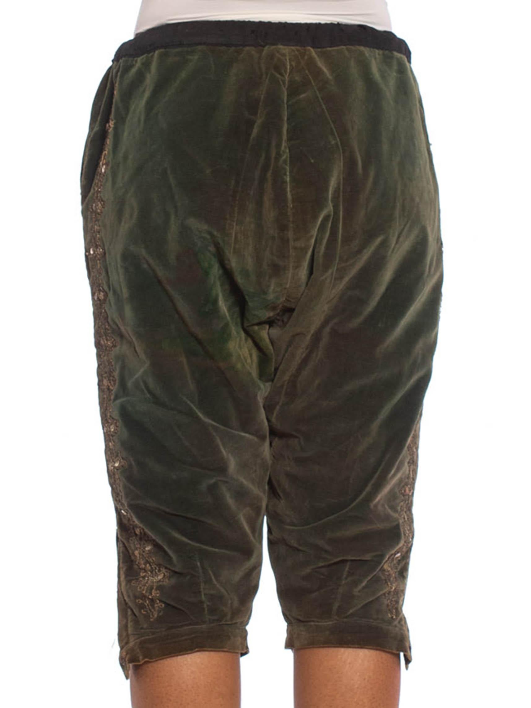 mens metallic slacks