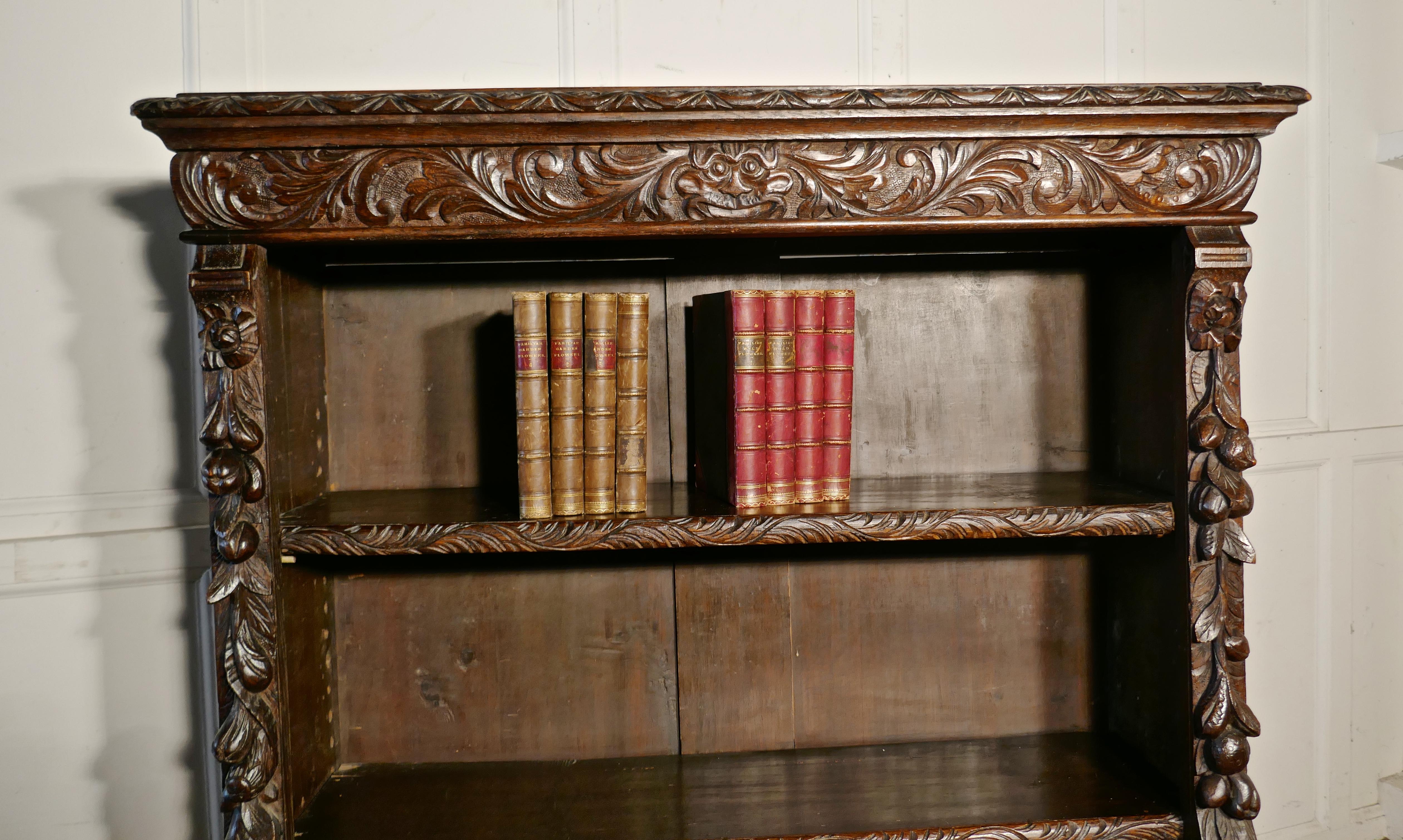 gothic bookshelf
