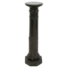 Viktorianischer grüner Serpentinen-Pedestal