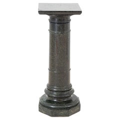 Victorian Green Serpentine Pedestal