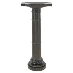 Victorian Green Serpentine Pedestal Victorian Green Serpentine Pedestal
