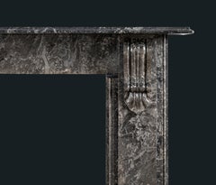 Victorian Grey St Anne Marble Corbel Fireplace Surround.