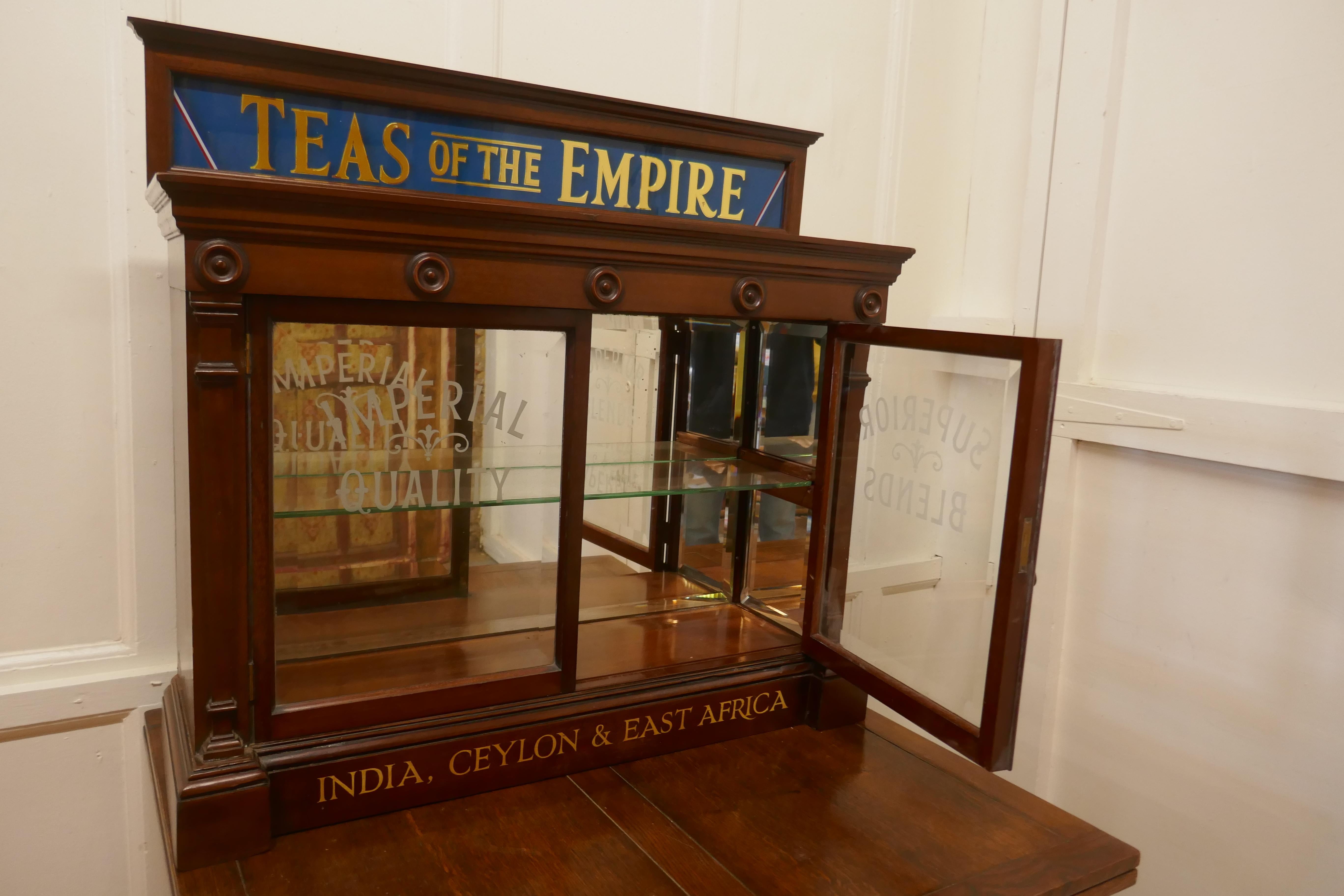 Victorian Grocers Tea Cupboard, Tea Room, Cafe Display 1