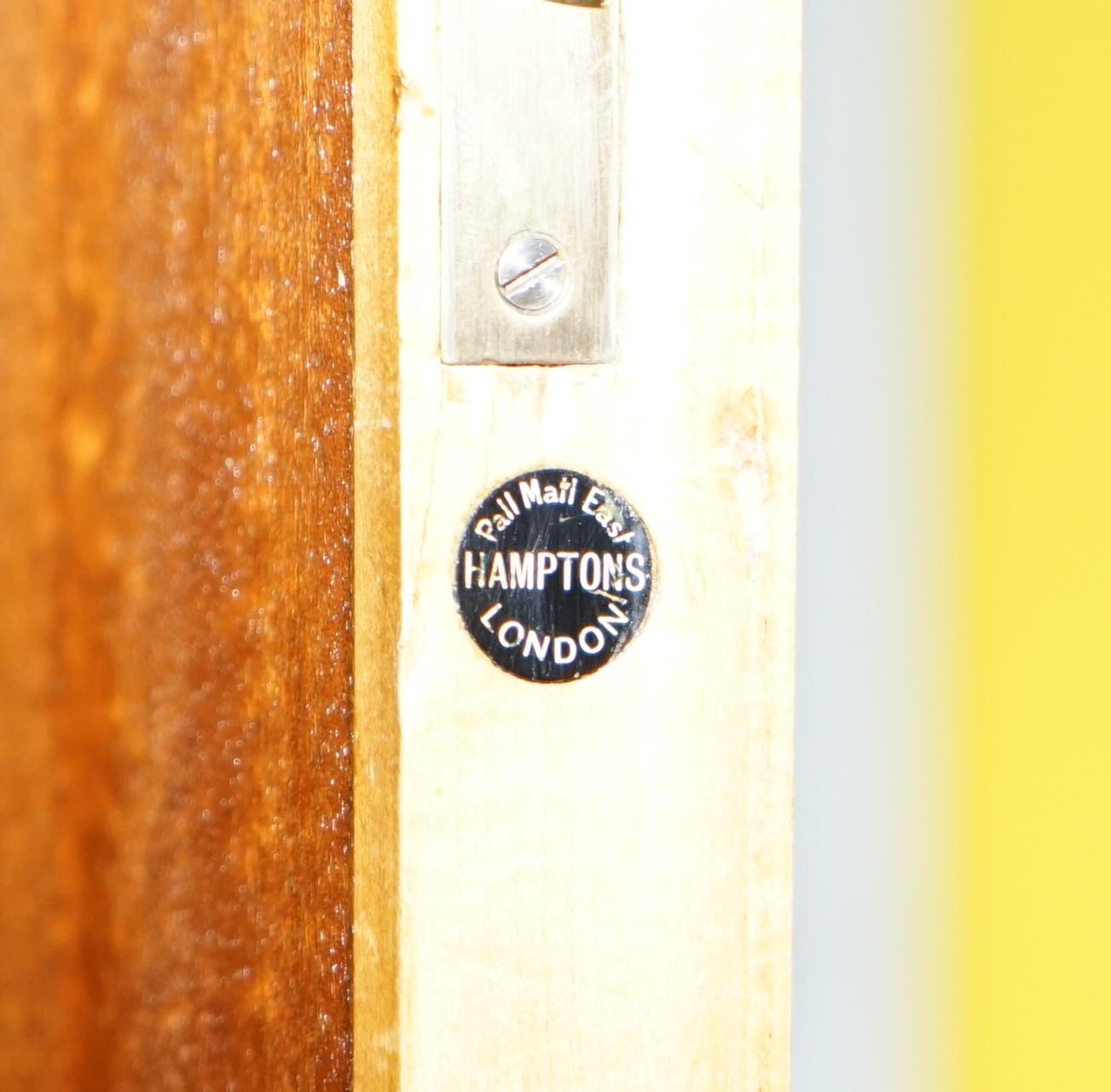 XIXe siècle Miroir de chambre à coucher victorien Hampton & Son's en bois de citronnier pour chambre à coucher en vente