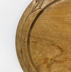 Victorian Hand Carved Bread Board