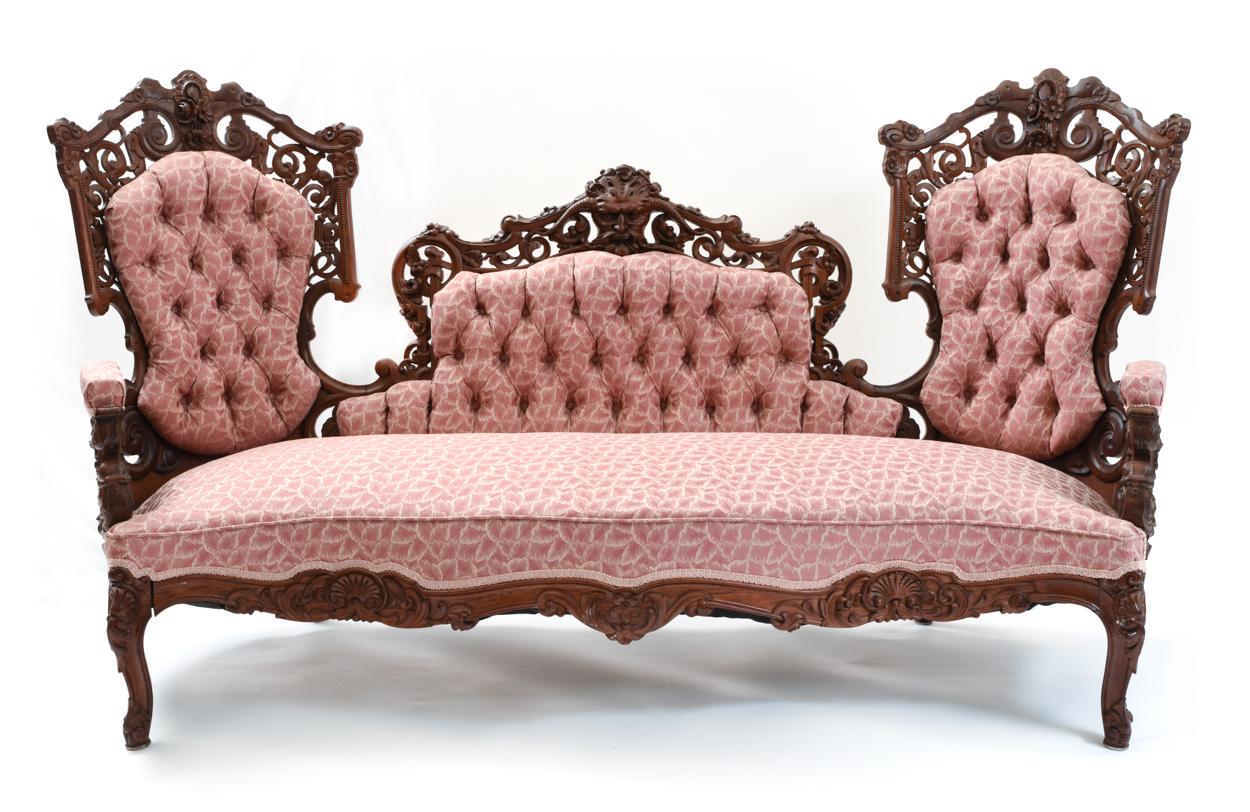 victorian rosewood sofa