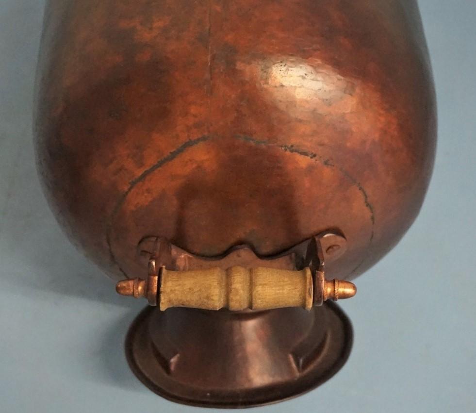 Victorian Hand-Crafted Copper Helmet Coal Scuttle or Log Holder  2