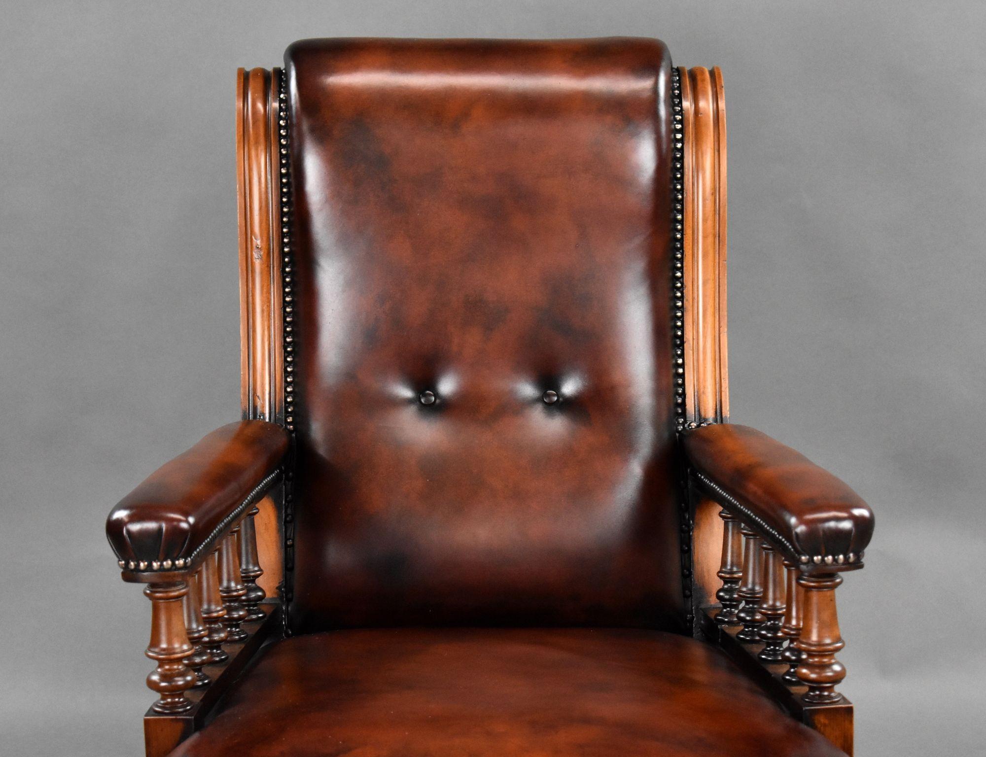 victorian library chair