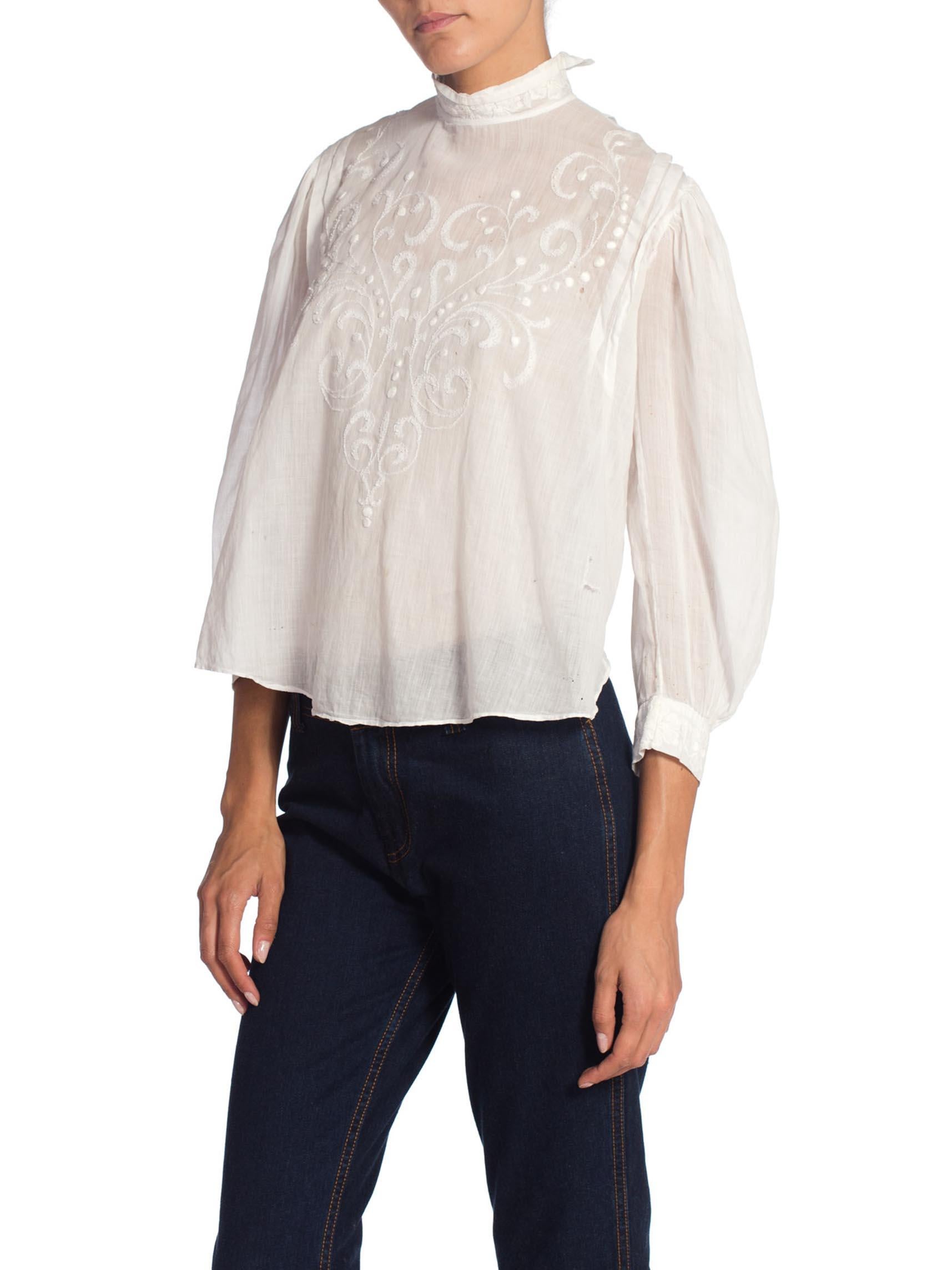 cotton lace shirt