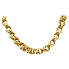 Victorian Handmade Link Chain Necklace