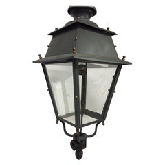 Victorian Hanging Parisian Street Lantern, Early 20th Century