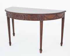 Tavolo consolle Adamas Revival Tavoli da sala in mogano 1880