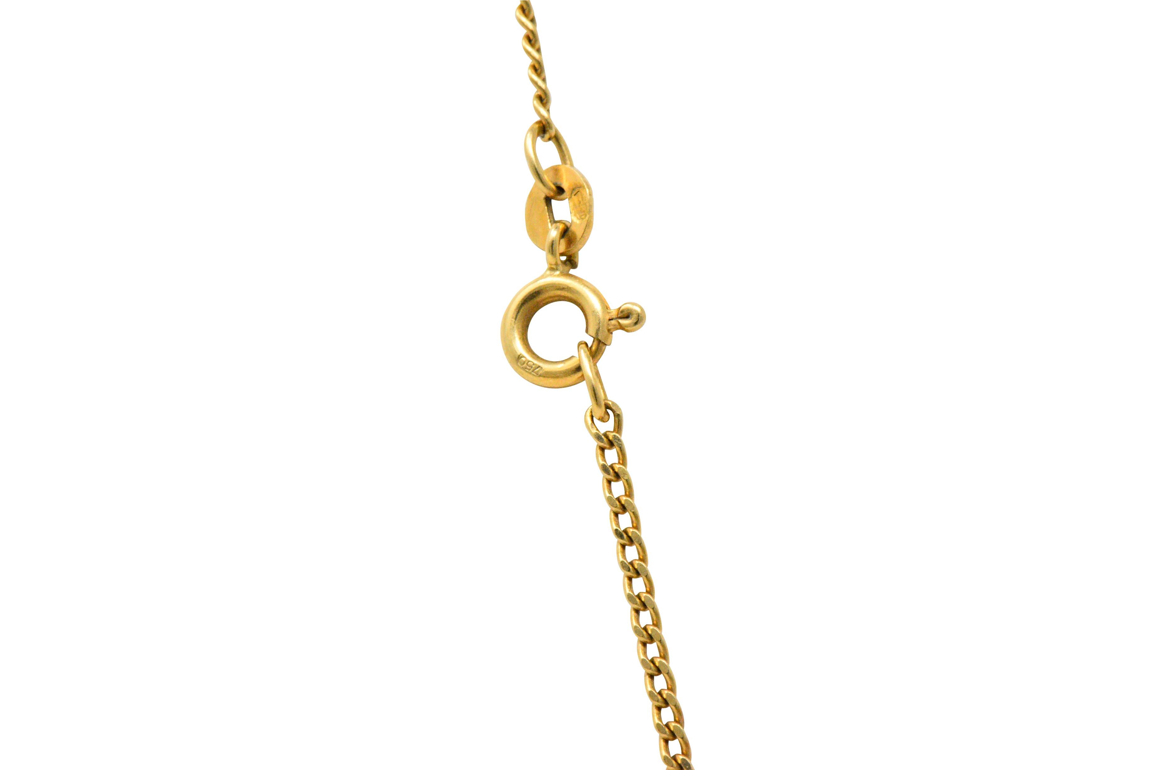 Victorian Hardstone Cameo Multi-Gem Pearl 18 Karat Gold Pendant Necklace In Excellent Condition In Philadelphia, PA