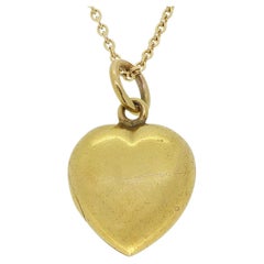 Victorian Heart Pendant Necklace