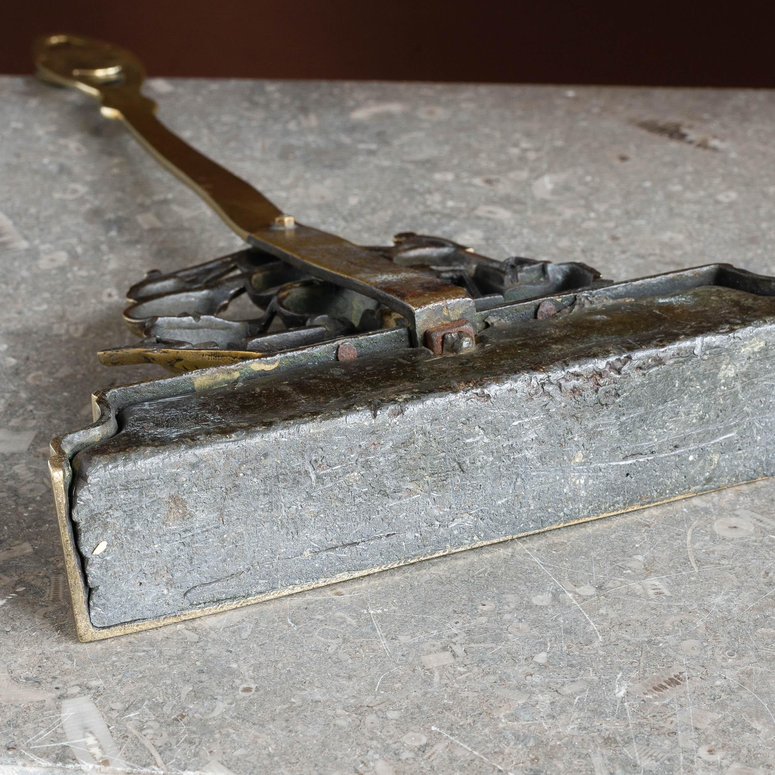 Porta vittoriana in ottone HMS Victory con medaglione dell'ammiraglio Nelson in vendita 3