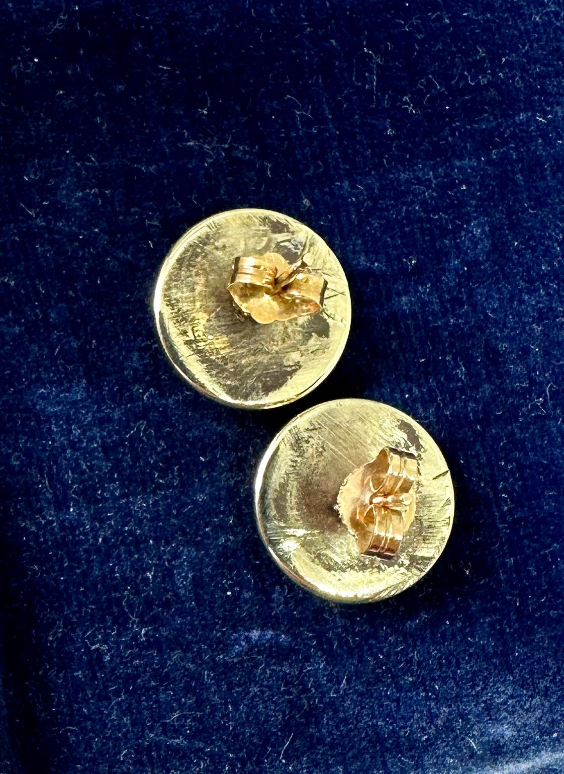 Victorian Horse Essex Crystal Earrings Enamel 14 Karat Gold Equestrian Racing For Sale 6
