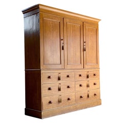 Victorian Housekeepers Cupboard Scumbled Pine Antique 19th Century, circa 1890