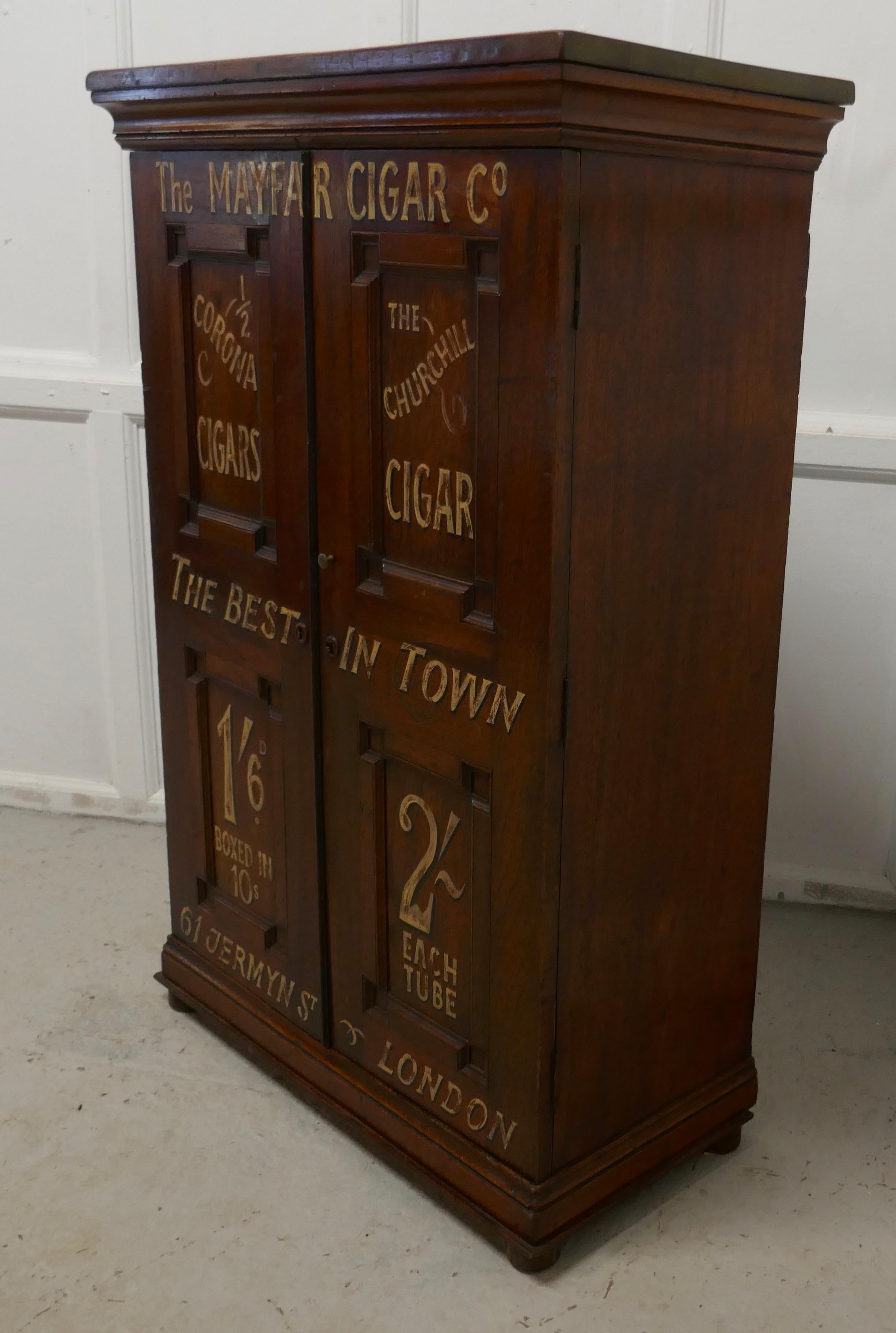 vintage cigar humidor cabinet