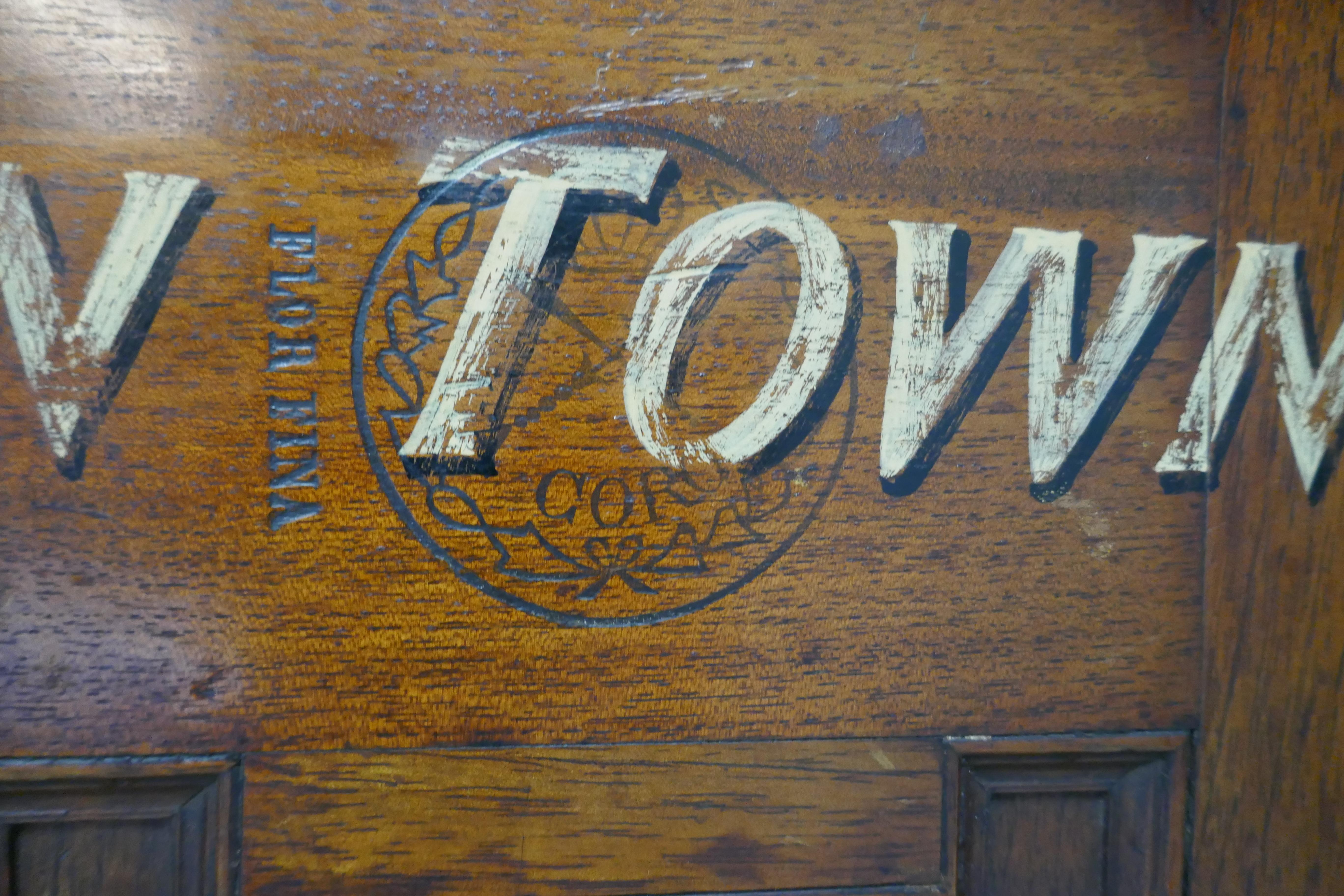 Mahogany Victorian Humidor Painted for Cigar Store Display