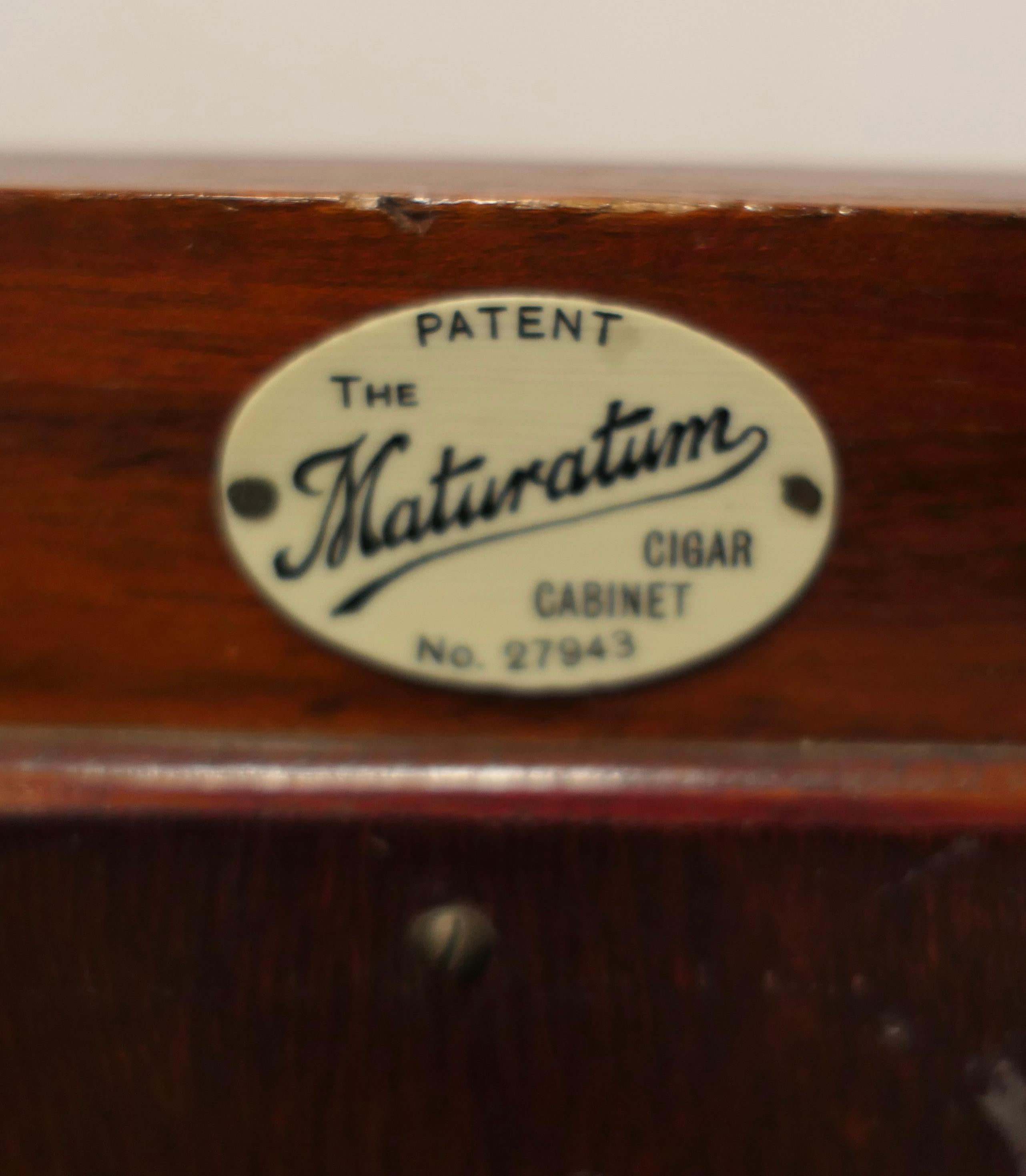 Victorian Humidor Painted for The London Cigar Co Store Display 


This is a 19th Century Shop Humidor, it has a drawer at the top, this is lined in mesh and baize, below is the main shelved area complete with makers plaque and patent number, there