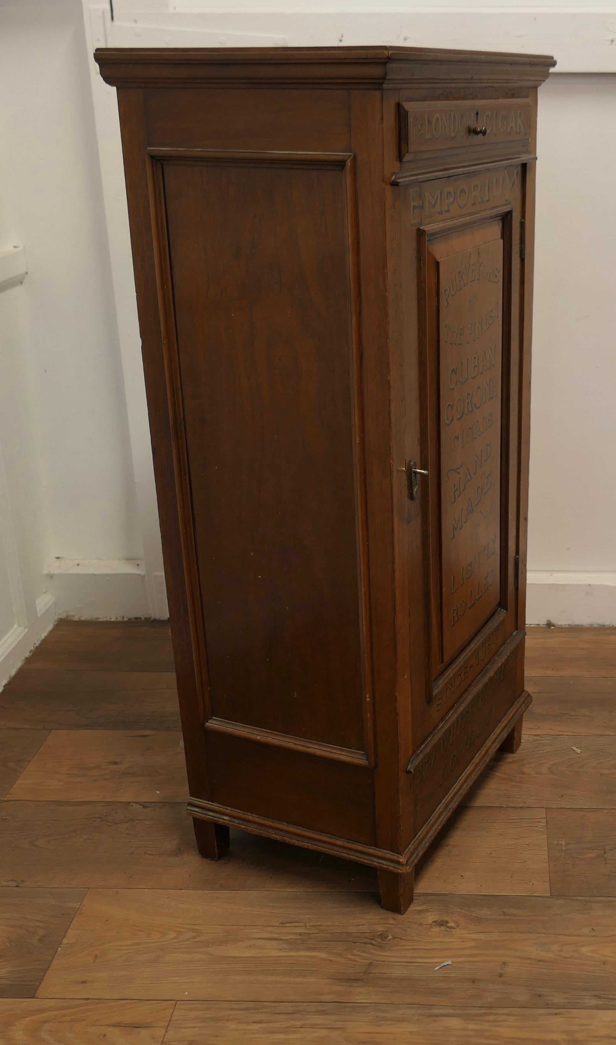 Victorian Humidor Painted for The London Cigar Co Store Display 3
