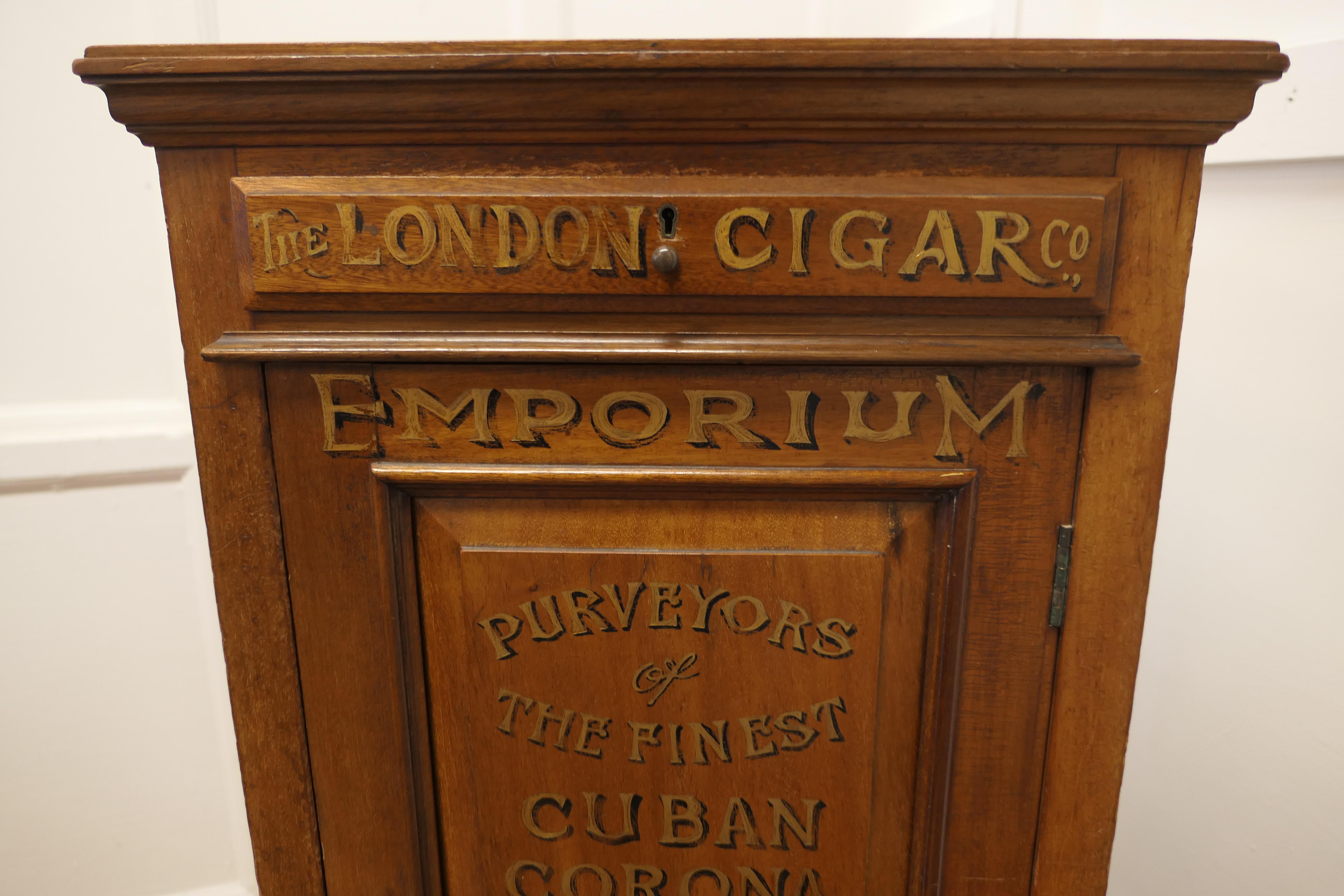 Victorian Humidor Painted for The London Cigar Co Store Display 4