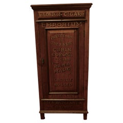 Antique Victorian Humidor Painted for The London Cigar Co Store Display