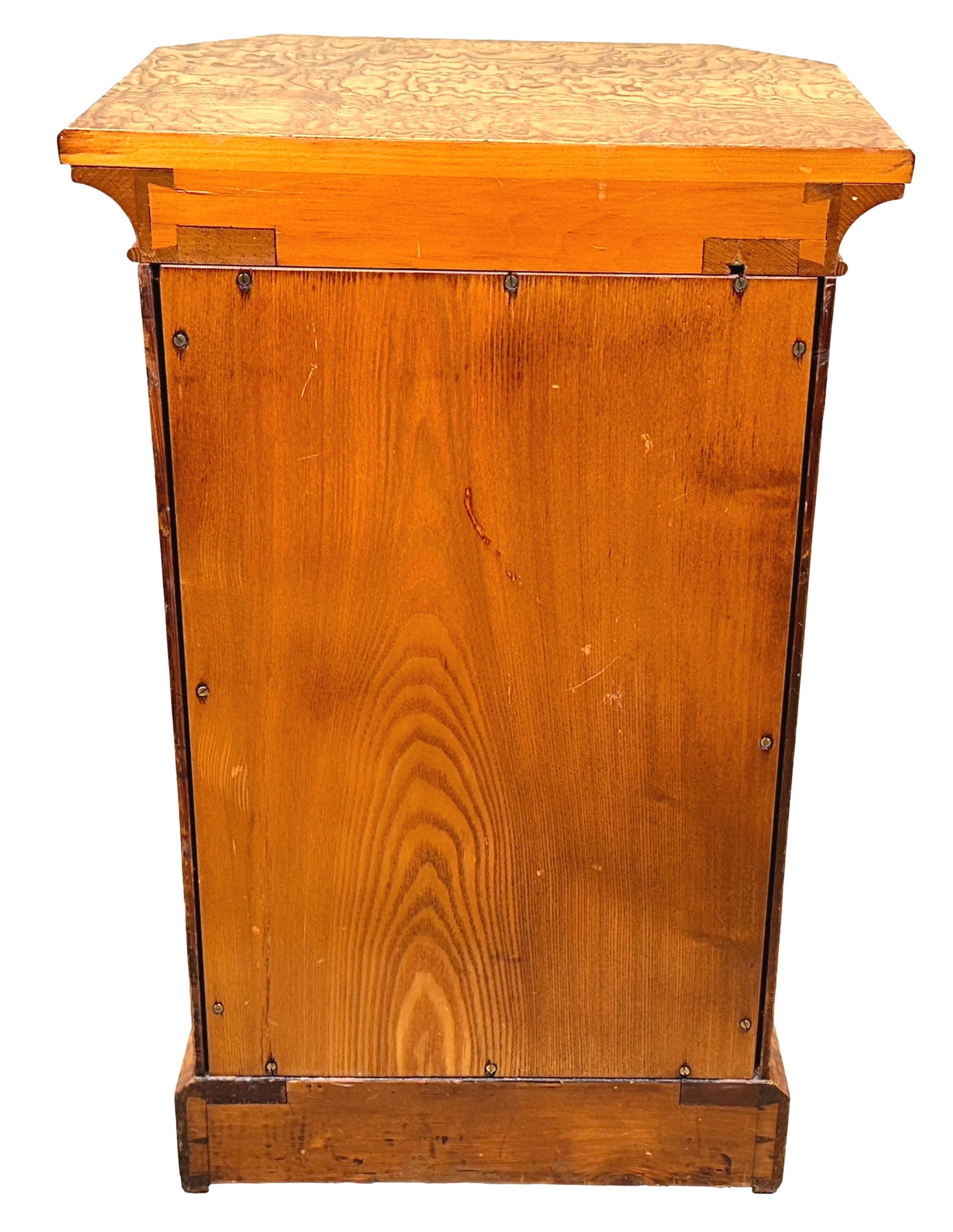 Victorian Hungarian Ash Bedside Cupboard For Sale 5