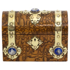 Victorian Hungarian Ash Stationery Box Howell James & Co