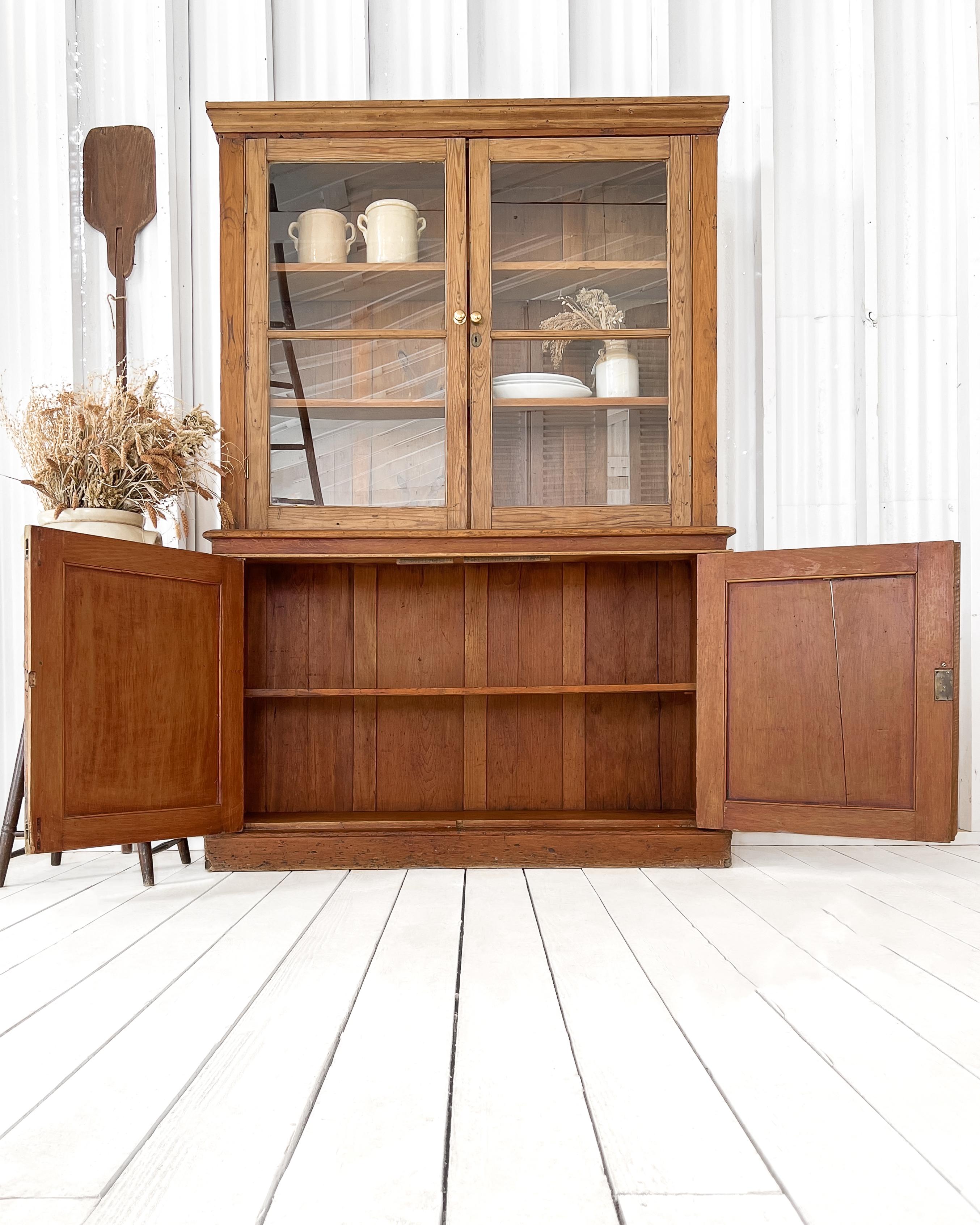 Victorian Hutch with Glass Upper 12