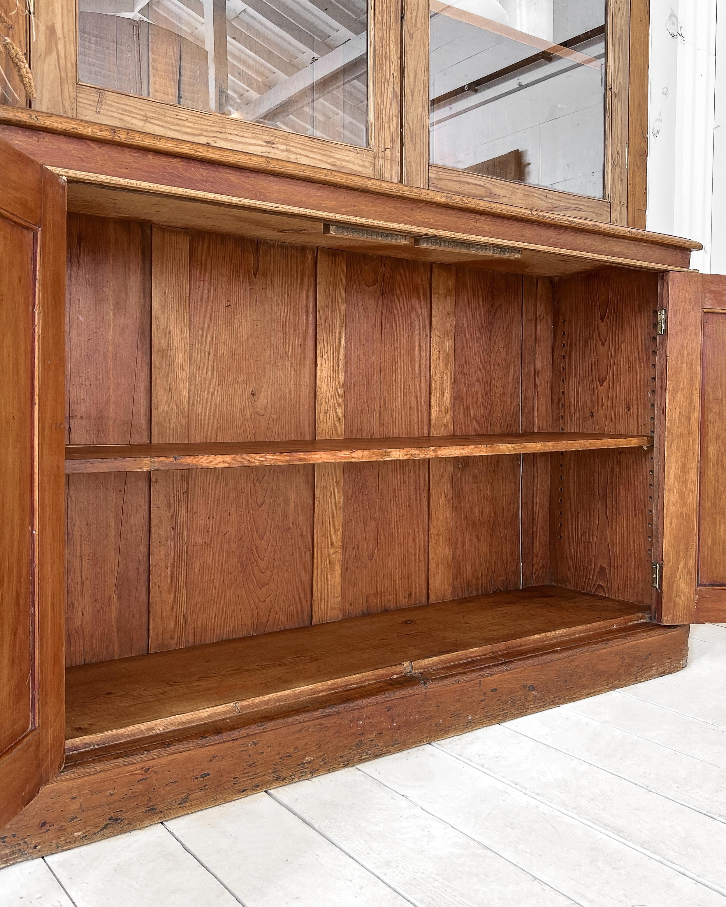 Victorian Hutch with Glass Upper 13