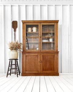 Victorian Hutch with Glass Upper