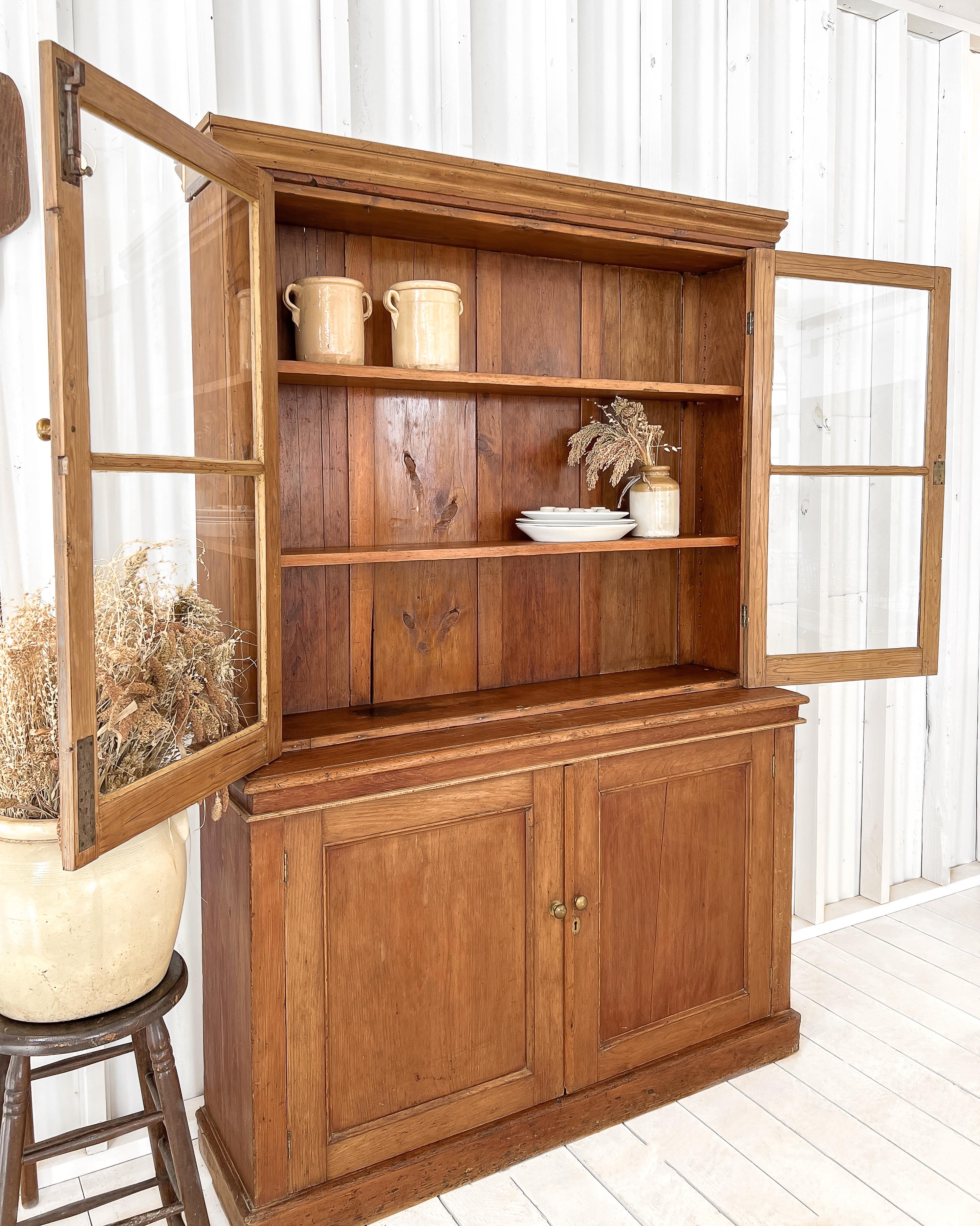 Victorian Hutch with Glass Upper 2