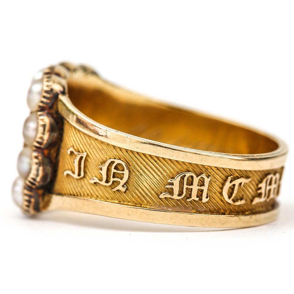 victorian mourning ring