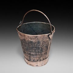 Victorian Indian Hand Worked Copper Pale