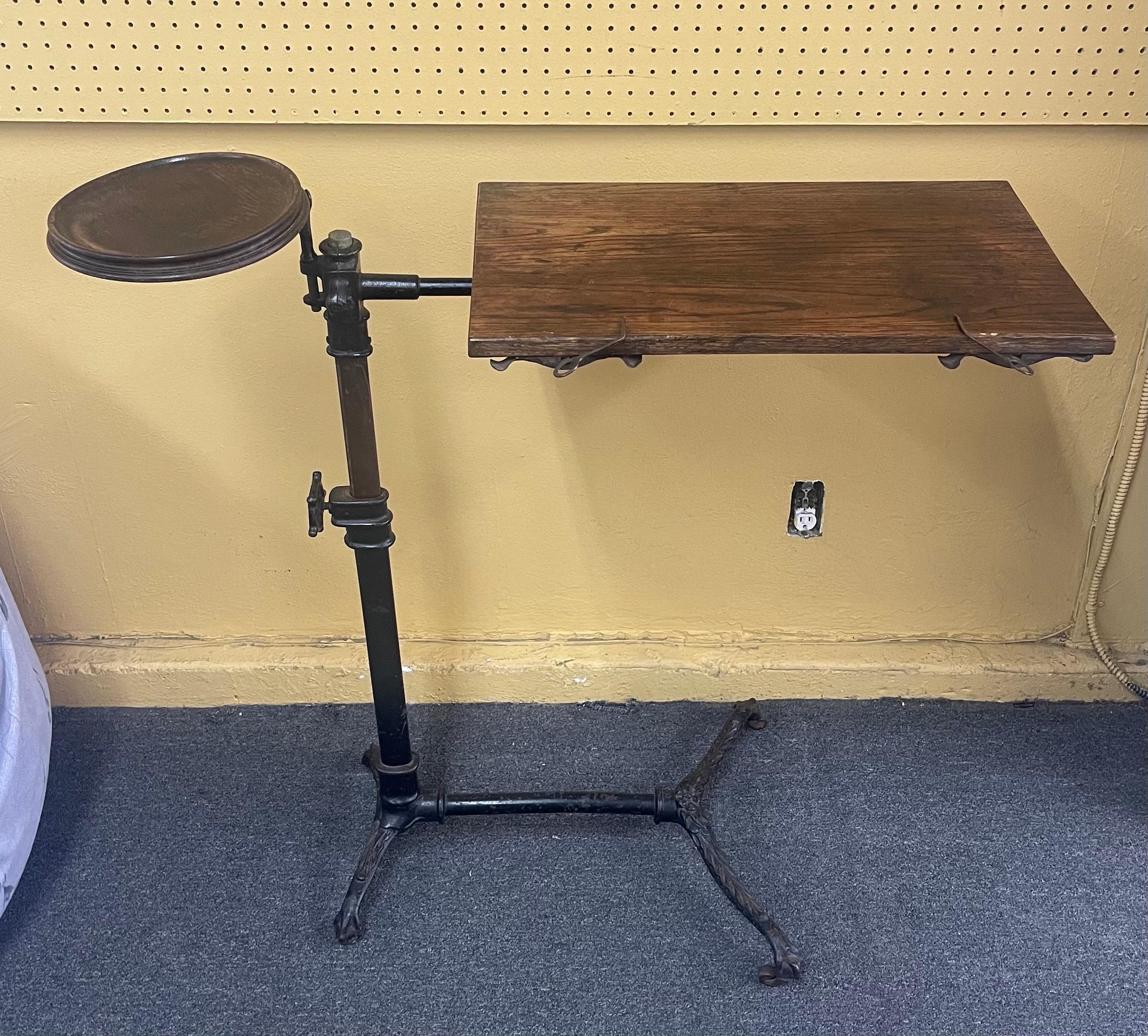 Victorian Industrial Cast Iron Drafting Table or Desk by J. Foot & Son of London 11
