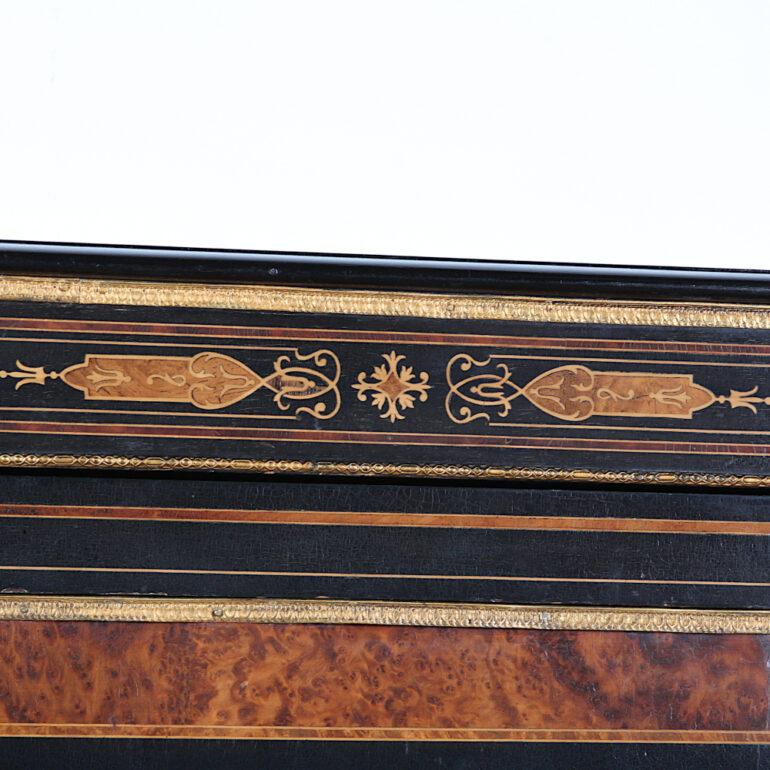 Victorian Inlaid Ebonized Cabinet, C1870 For Sale 6