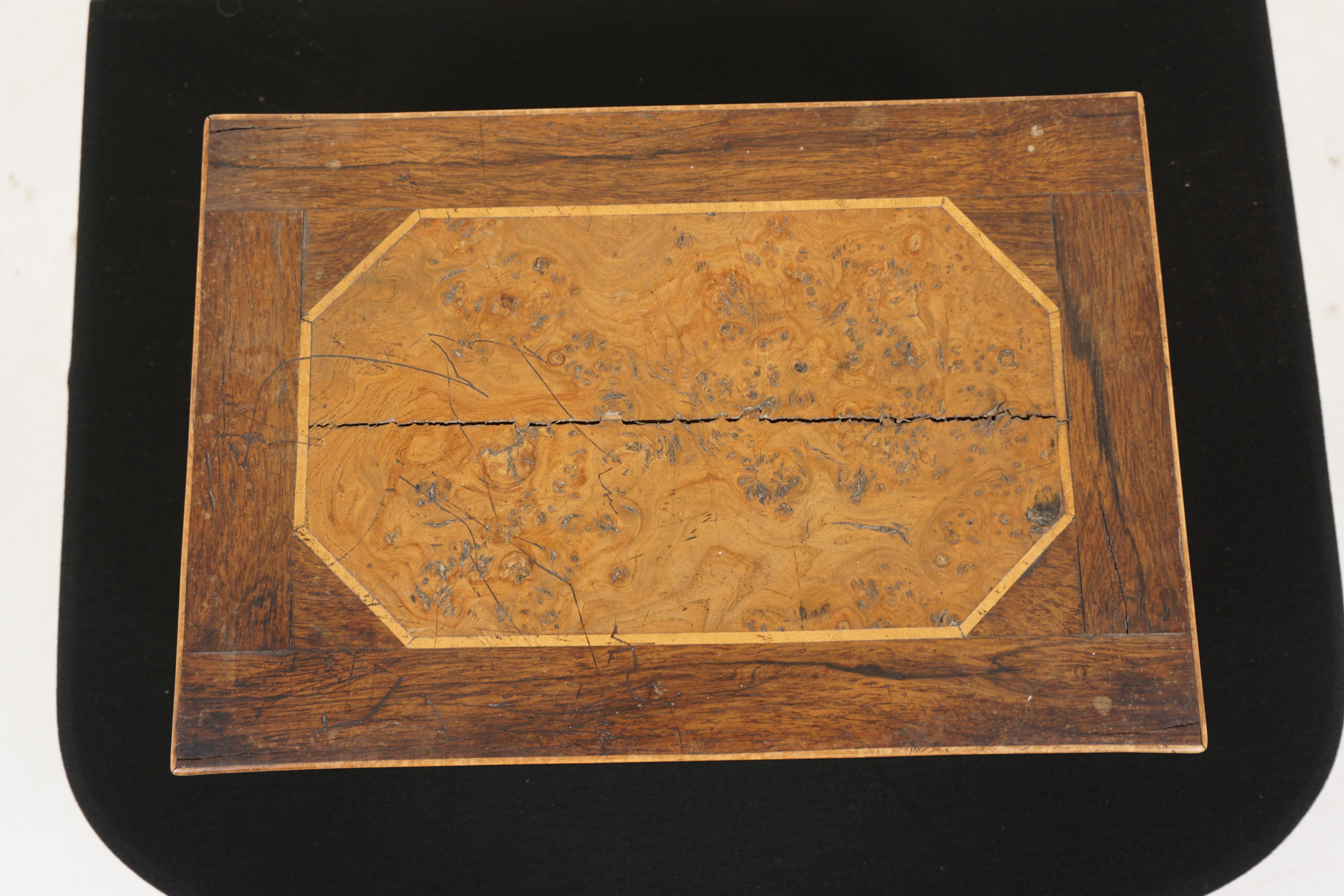 Viktorianische Schreibkasten aus Holz mit Intarsien aus Pollard-Eiche, Schottland 1870, H170 (Schottisch) im Angebot