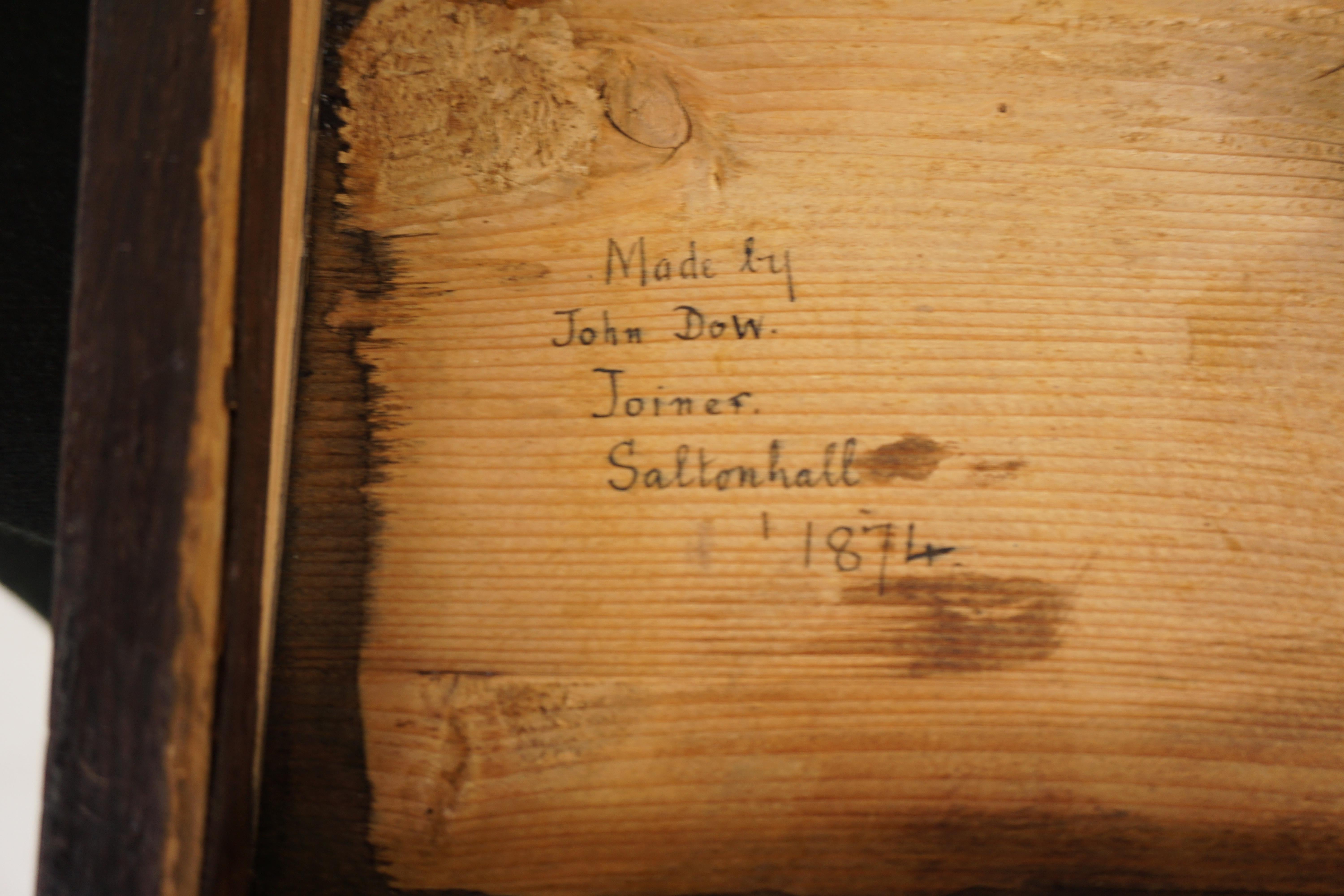 Victorian Inlaid Wood with Pollard Oak Writing Box, Scotland 1870, H170 For Sale 3