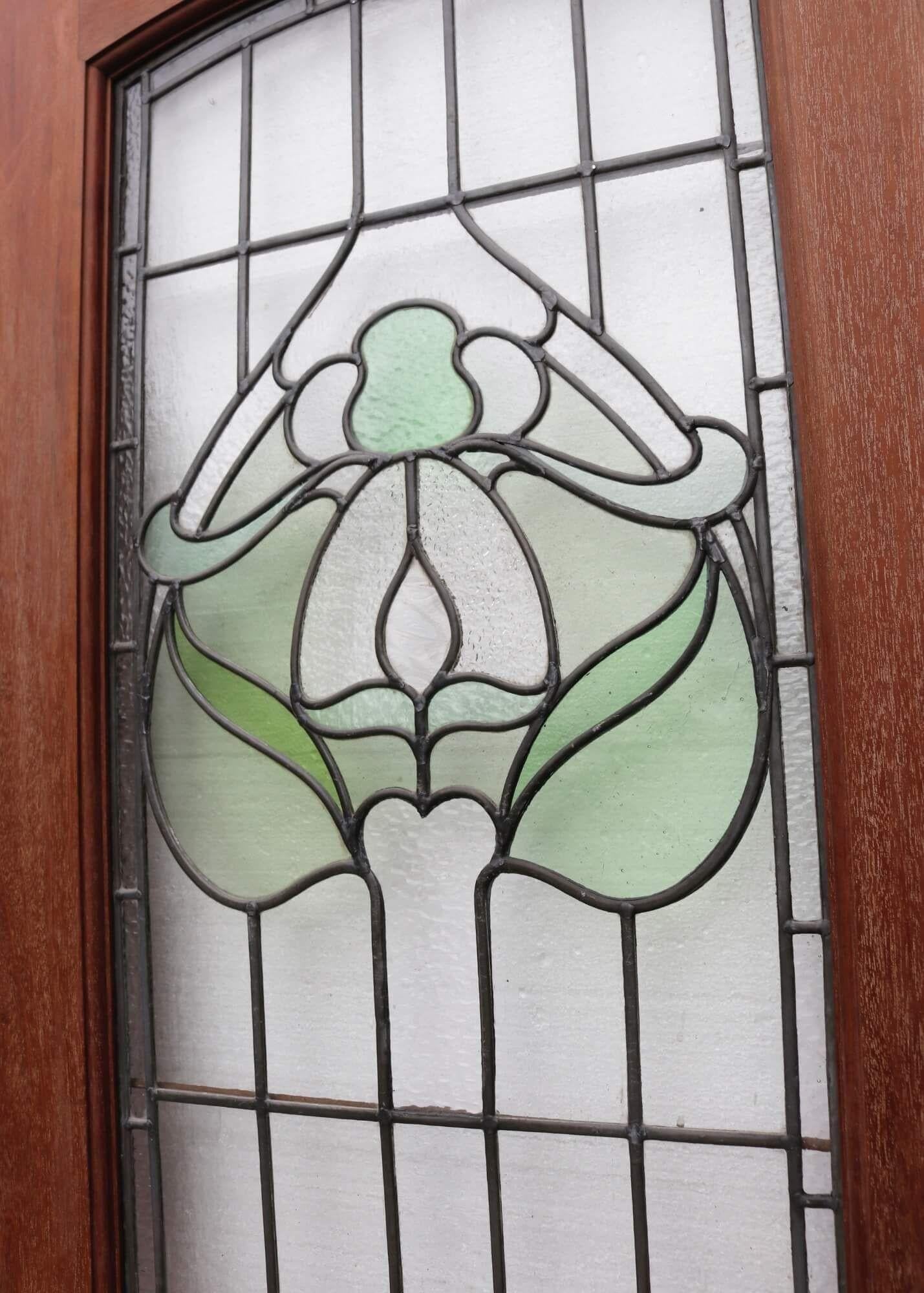 internal doors stained glass