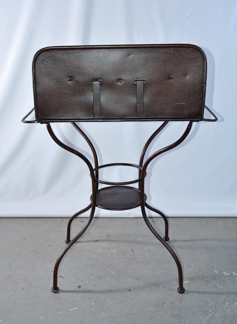 American Victorian Iron Wash or Planter Stand For Sale