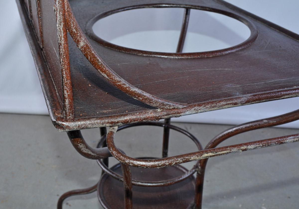 19th Century Victorian Iron Wash or Planter Stand For Sale