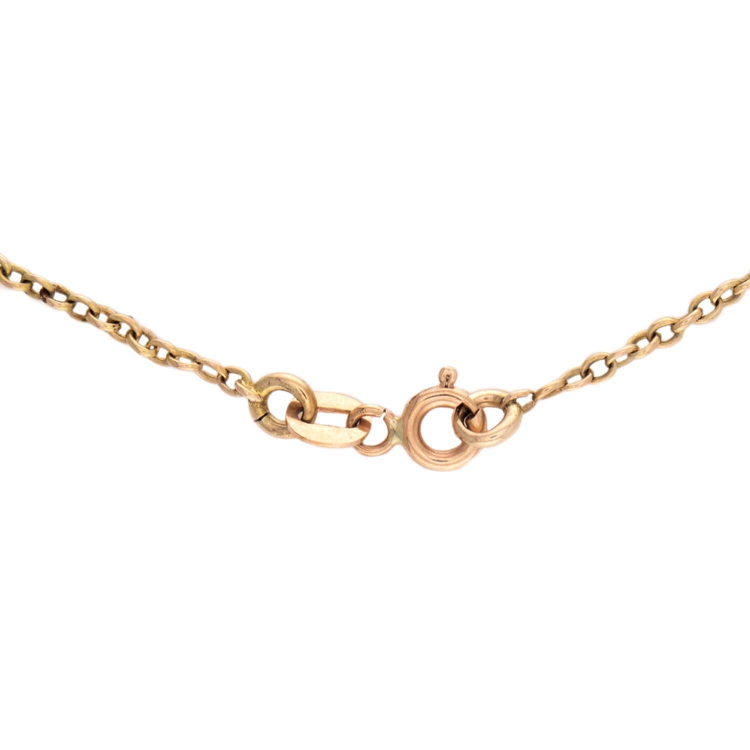 Collana vittoriana italiana a festone con più pietre in 18k In condizioni buone in vendita a Narberth, PA