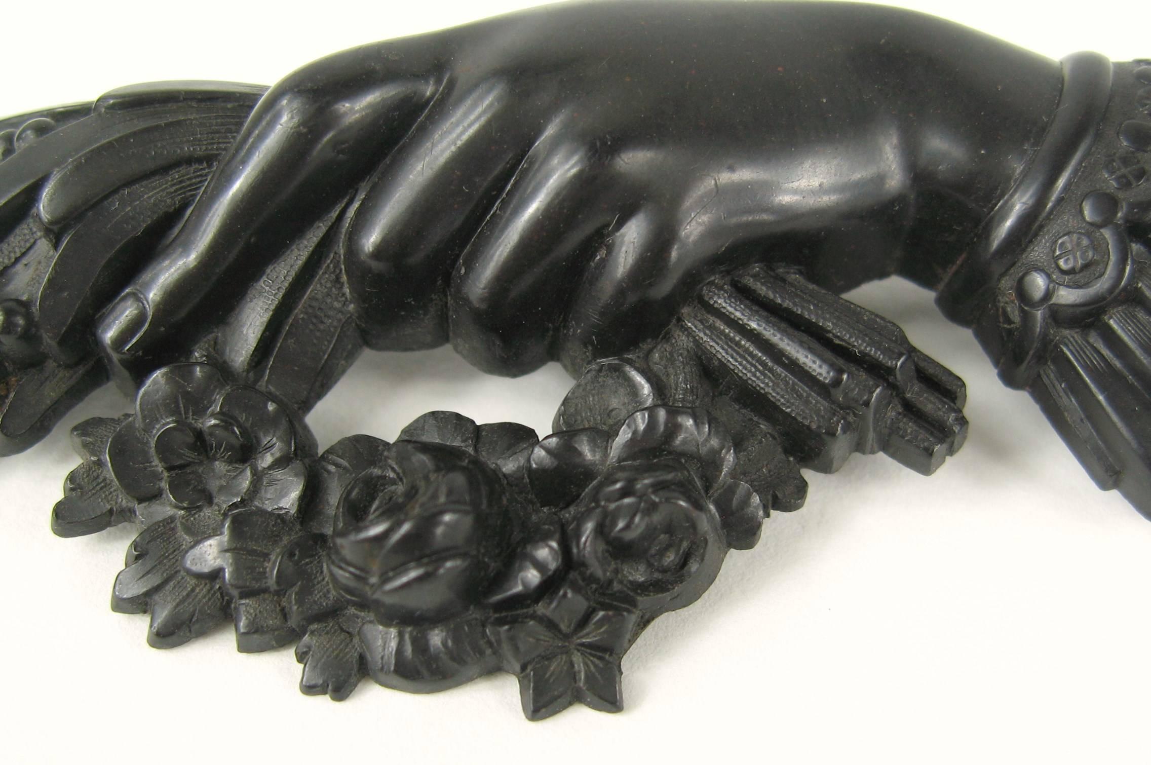 victorian mourning hand
