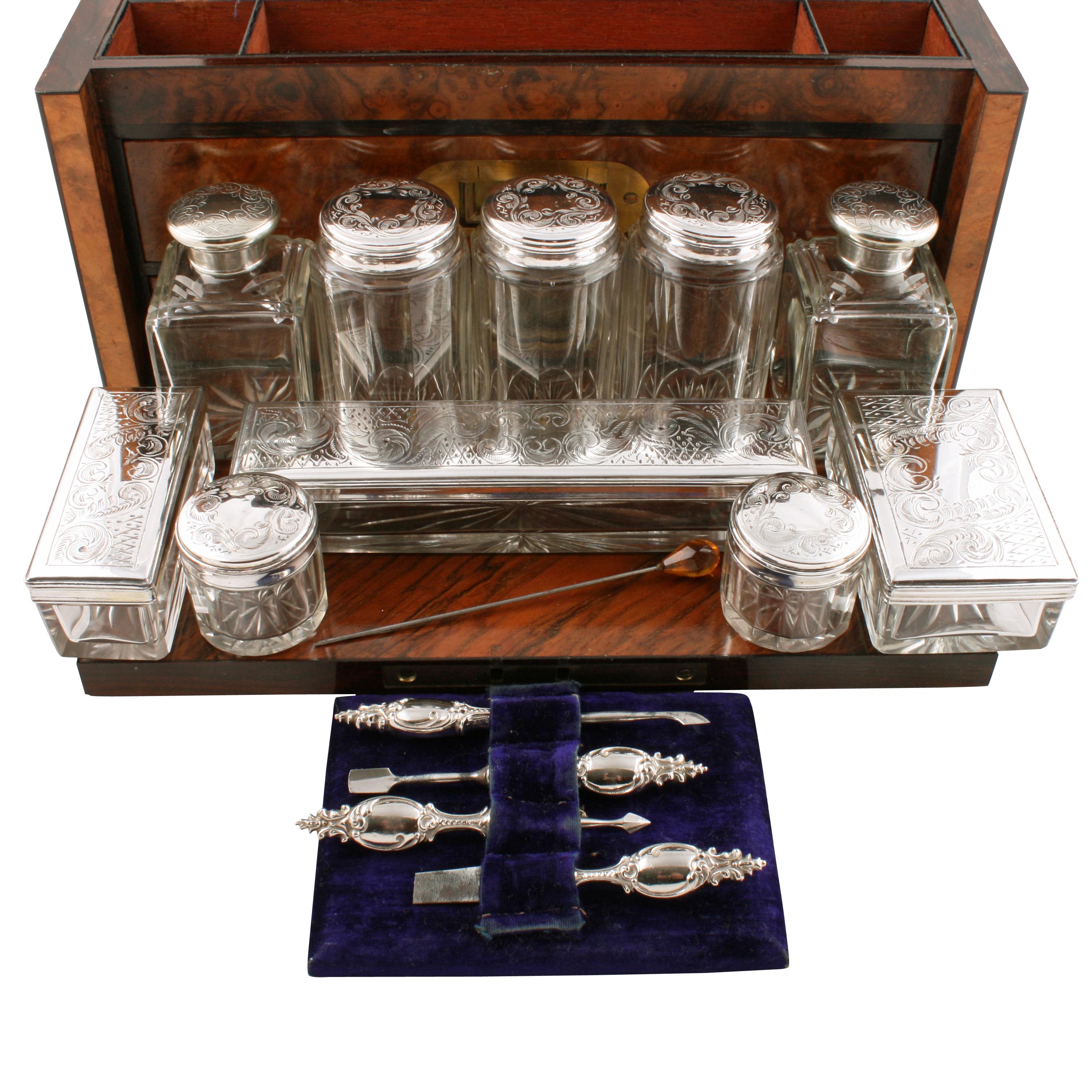 Victorian Jewelry and Dressing Box For Sale 1