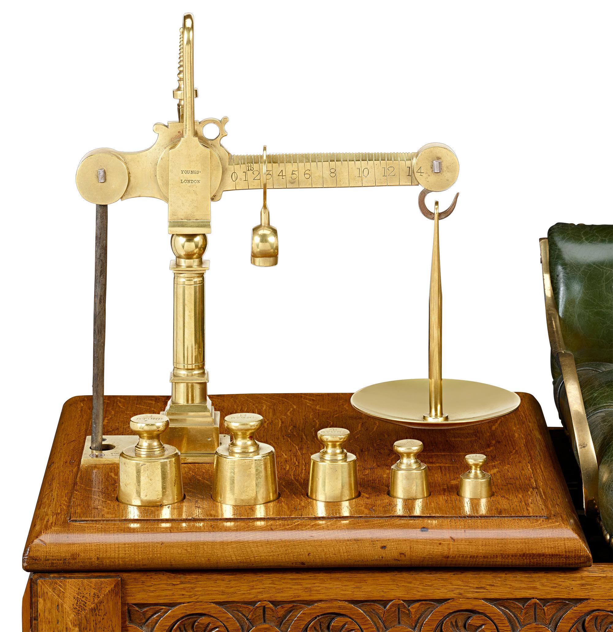 Victorian Jockey Scale by Youngs of London In Excellent Condition In New Orleans, LA