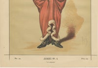 Victorian Judge in Robes, Vanity Fair Judges Series No. 4, 1870, view 2