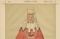 Victorian Judge in Robes, Vanity Fair Judges Series No. 4, 1870, view 4